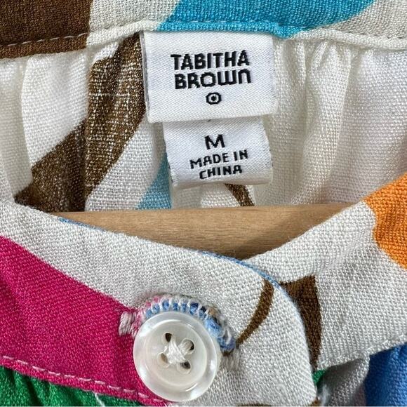 Tabitha Brown for Target Botanical 2 Piece Top & Pants Set Sz M - Picture 5 of 12